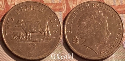 Гернси 2 пенса 2006 года, KM# 96, 117r-016