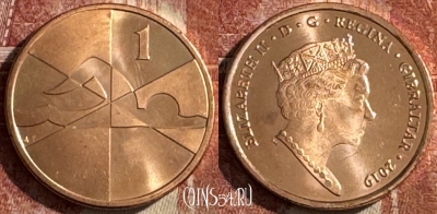 Гибралтар 1 пенни 2019 г., Островные игры, UNC, s506s-082