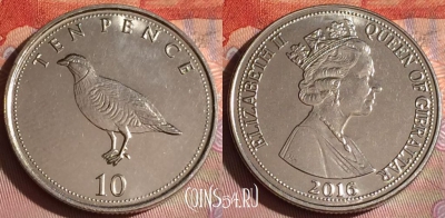 Гибралтар 10 пенсов 2016 года, 278c-075
