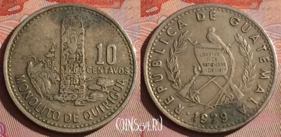 Гватемала 10 сентаво 1979 года, KM# 277, 337-001