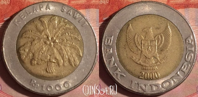 Индонезия 1000 рупий 2000 года, KM# 56, 267f-099