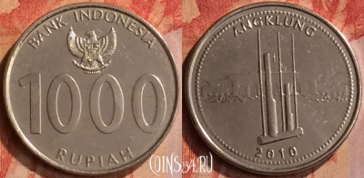 Индонезия 1000 рупий 2010 года, KM# 70, 414-098