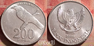 Индонезия 200 рупий 2003 года, KM# 66, 244j-045