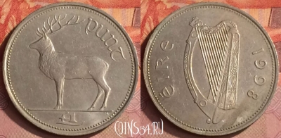 Ирландия 1 фунт 1998 года, KM# 27, 286o-123