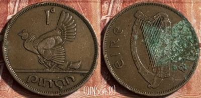 Ирландия 1 пенни 1948 года, KM# 11, 183s-122