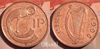 Ирландия 1 пенни 1996 года, KM# 20a, 272a-063