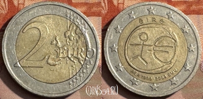 Ирландия 2 евро 2009 года, KM# 62, 468s-627 ♛