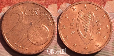 Ирландия 2 евроцента 2006 года, KM# 33, 274a-091
