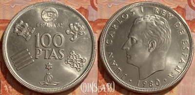 Испания 100 песет 1980 года, KM# 820, 461q-284 ♛