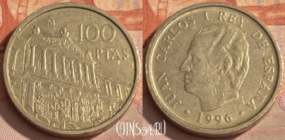 Испания 100 песет 1996 года, KM# 964, 355p-044
