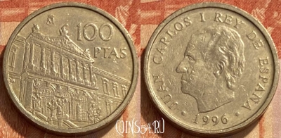 Испания 100 песет 1996 года, KM# 964, 461q-319 ♛