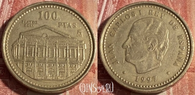 Испания 100 песет 1997 года, KM# 984, 427p-089 ♛