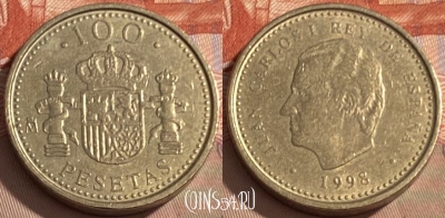 Испания 100 песет 1998 года, KM# 989, 098s-081