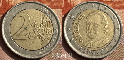 Испания 2 евро 2002 года, KM# 1047, 467s-655