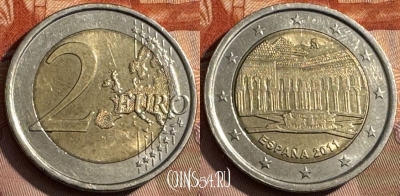 Испания 2 евро 2011 года, KM# 1184, 467s-661