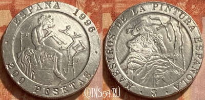 Испания 200 песет 1996 года, KM# 965, 461q-307 ♛