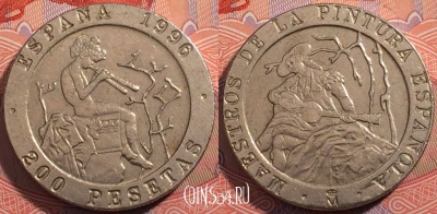 Испания 200 песет 1996 года, KM# 965, a065-066