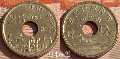 Испания 25 песет 1993 года, KM# 920, 365p-073