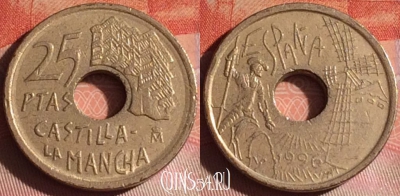 Испания 25 песет 1996 года, KM# 962, 049i-108
