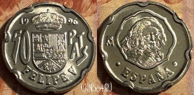 Испания 50 песет 1996 года, KM# 963, UNC, s513s-077