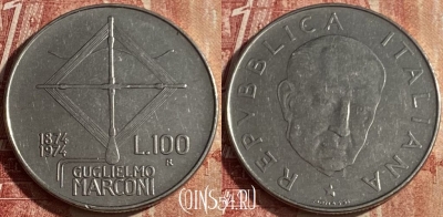 Италия 100 лир 1974 года, KM# 102, 052p-037