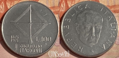 Италия 100 лир 1974 года, KM# 102, 392p-137