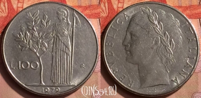Италия 100 лир 1979 года, KM# 96.1, 419-035