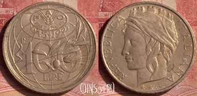 Италия 100 лир 1995 года, KM# 180, 122m-066