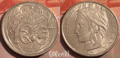Италия 100 лир 1995 года, KM# 180, 264a-039