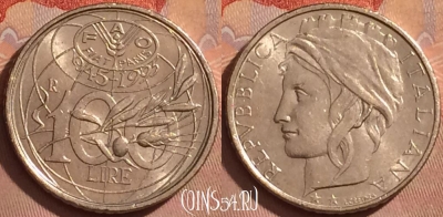 Италия 100 лир 1995 года, KM# 180, 374k-003