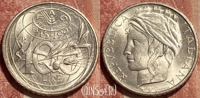 Италия 100 лир 1995 года, KM# 180, 387q-045