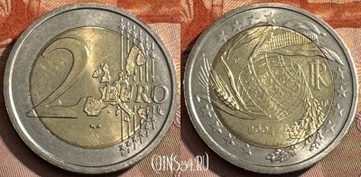 Италия 2 евро 2004 года, KM# 237, 468s-573