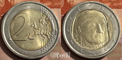 Италия 2 евро 2013 года, KM# 358, 468s-565