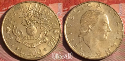 Италия 200 лир 1994 года, KM# 164, 229a-037