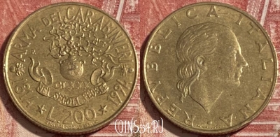Италия 200 лир 1994 года, KM# 164, 482р-040