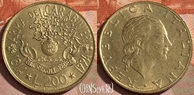 Италия 200 лир 1994 года, KM# 164, 489р-099