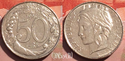 Италия 50 лир 1996 года, KM# 183, 075c-114