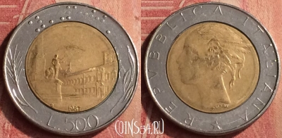 Италия 500 лир 1987 года, KM# 111, 408n-014