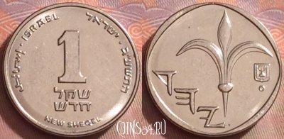 Израиль 1 новый шекель 2013 года, KM# 160a, 270k-017