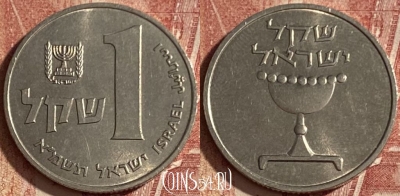 Израиль 1 шекель 1981 года, KM# 111, 085q-010 ♛