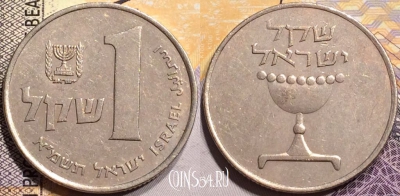 Израиль 1 шекель 1981 года (א