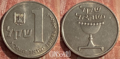 Израиль 1 шекель 1981 года, KM# 111, 214q-119