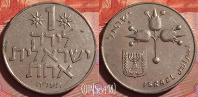 Израиль 1 лира 1978 года, KM# 47, 241f-079
