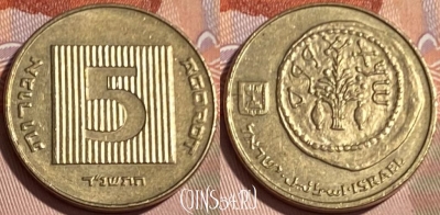 Израиль 5 агорот 1994 года, KM# 157, 064s-126