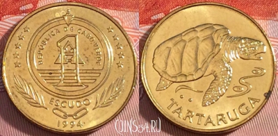 Кабо-Верде 1 эскудо 1994 года, KM# 27, UNC, 276-036