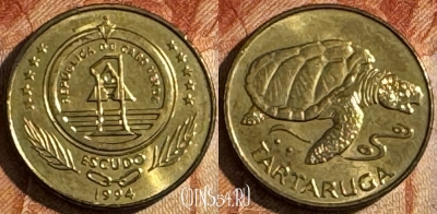 Кабо-Верде 1 эскудо 1994 года, KM# 27, UNC, s504s-001