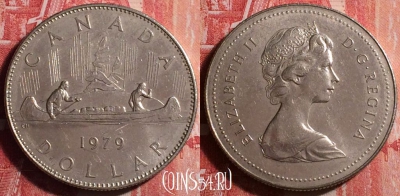 Канада 1 доллар 1979 года, KM# 120.1, 185j-100