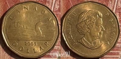 Канада 1 доллар 2005 года, KM# 495, 505s-040