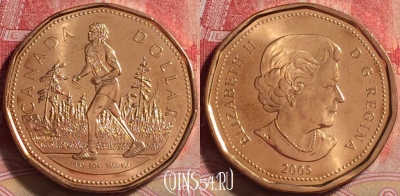 Канада 1 доллар 2005 года, KM# 552, 232j-041