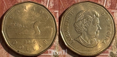 Канада 1 доллар 2006 года, KM# 495, 505s-037